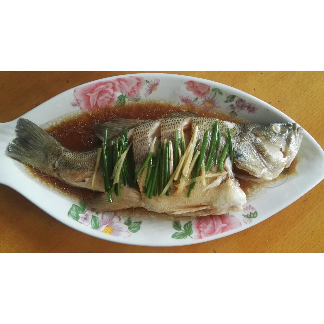 超入味清蒸鱼～清蒸鲈鱼桂花鱼（家常独创）