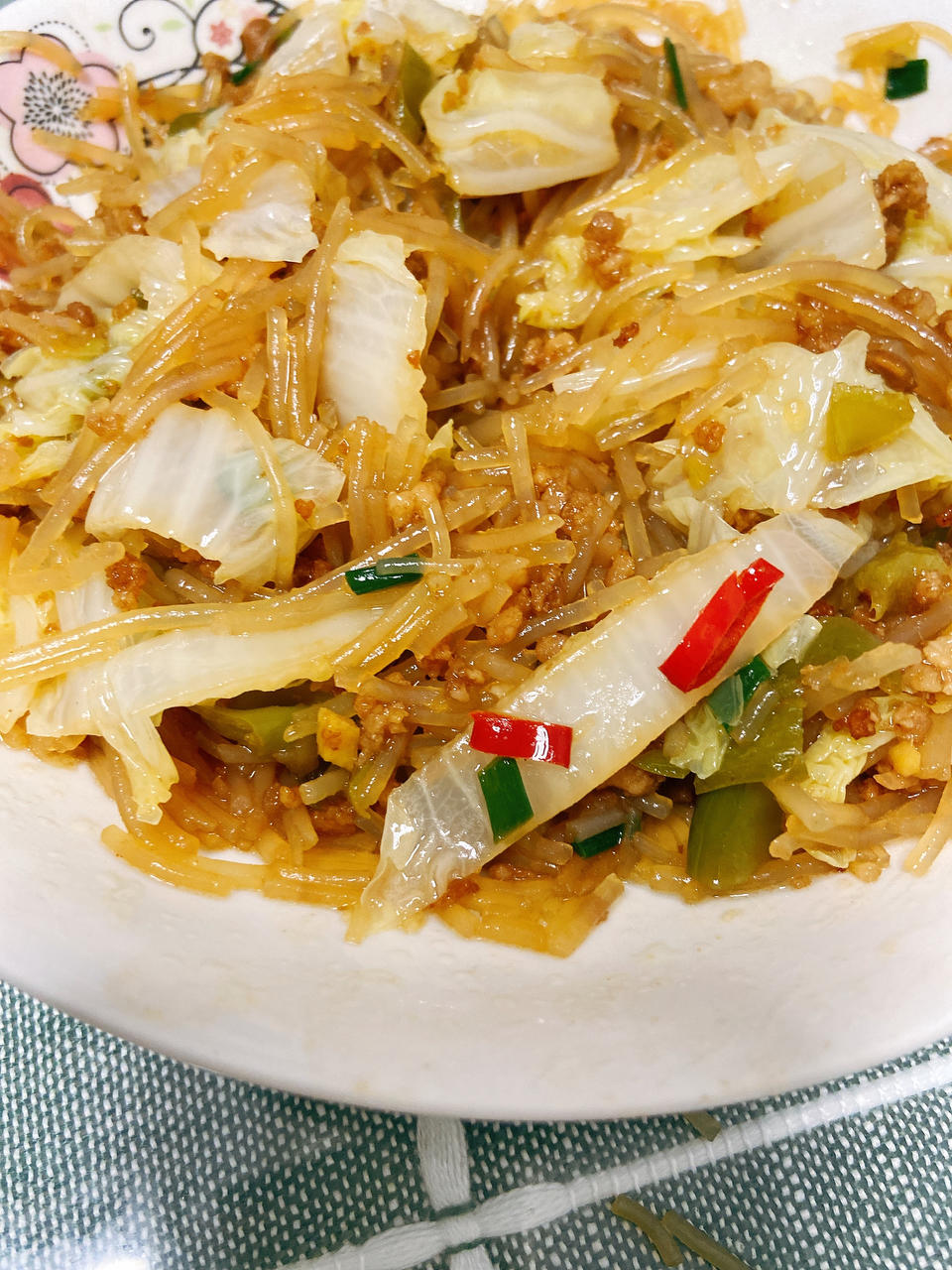 家常肉沫粉条（蚂蚁上树）