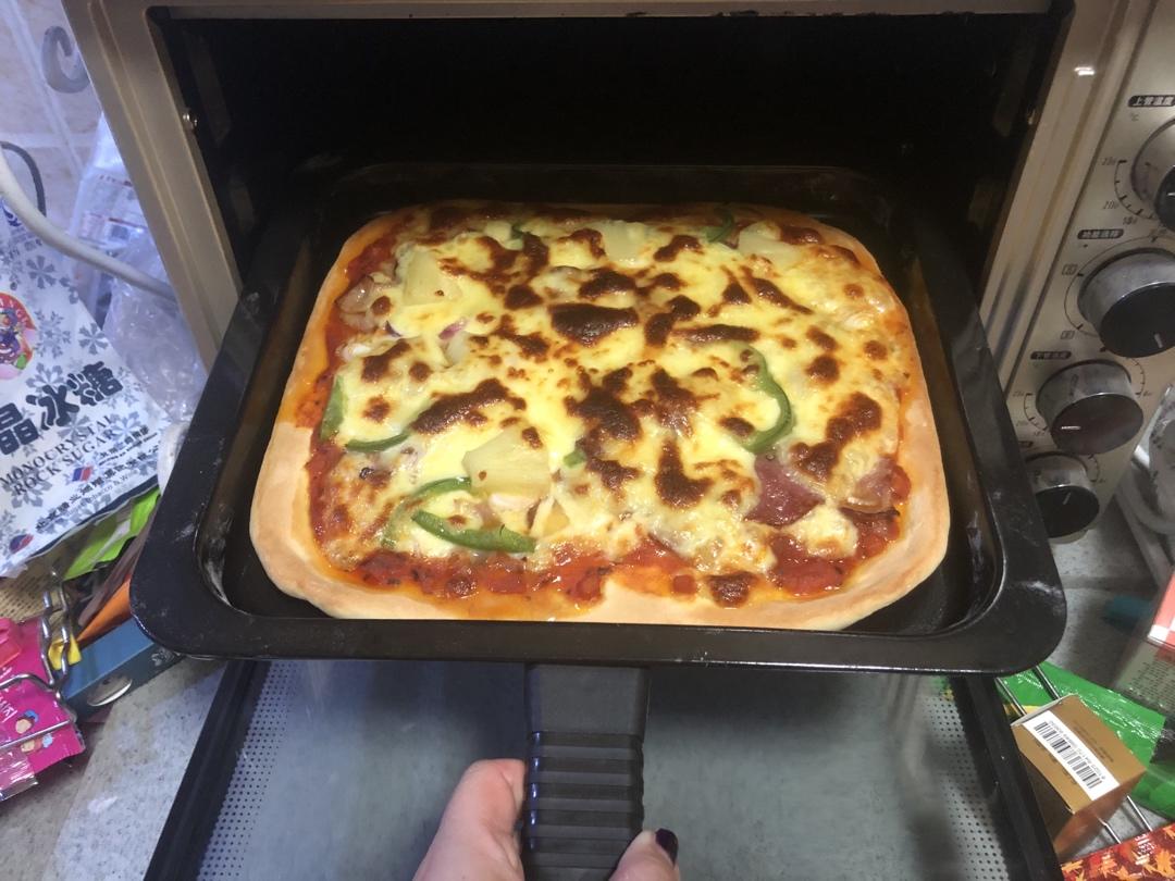 不用酵母的披萨底 No Yeast Pizza Dough