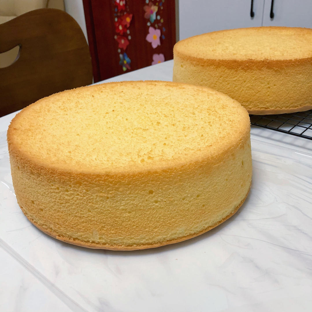 6寸，8寸，10寸戚风蛋糕配方（已更新）