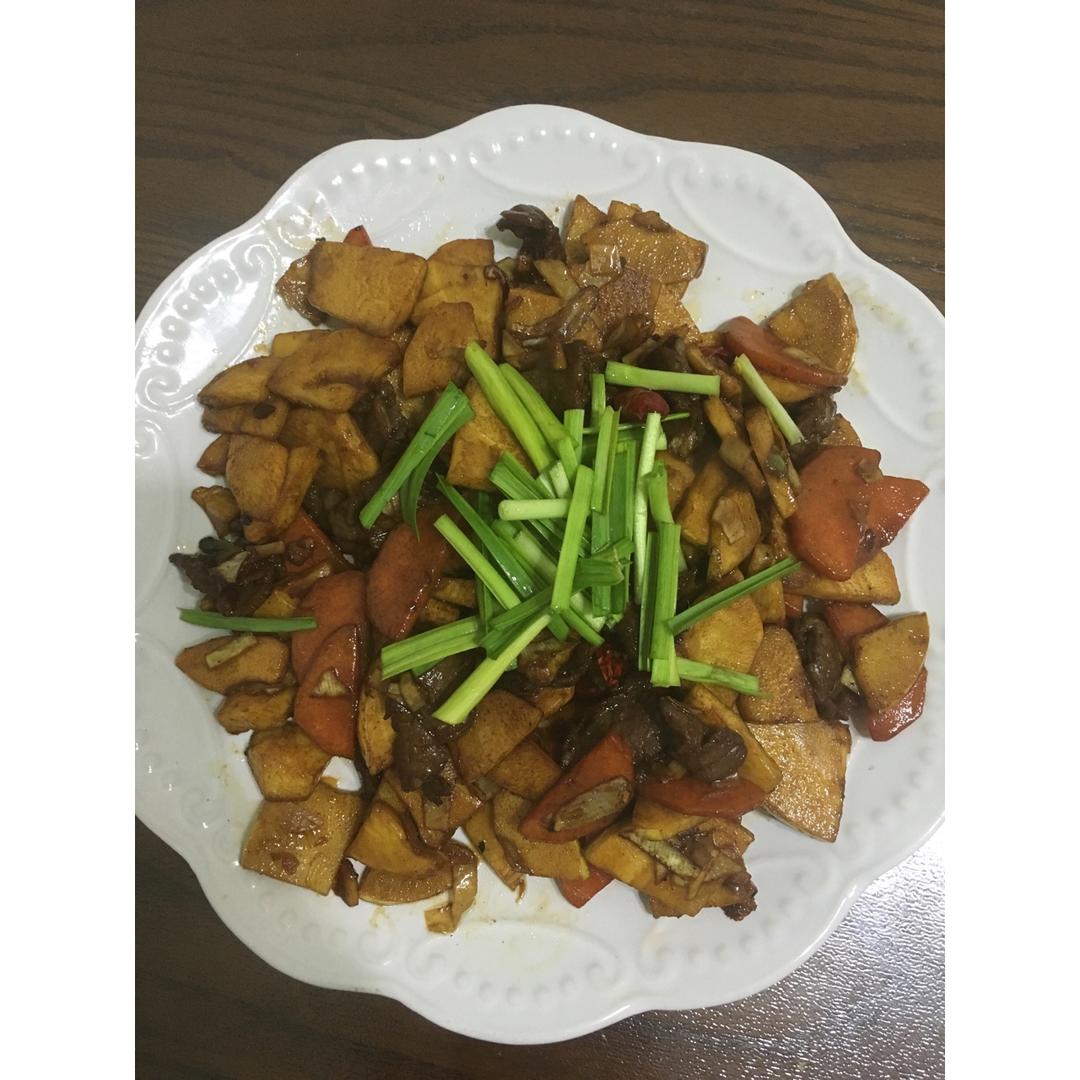 冬笋木耳炒肉丝