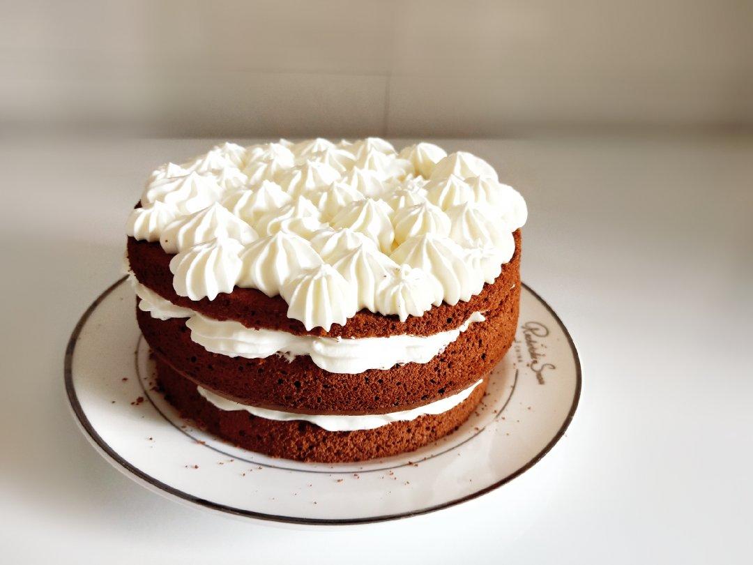 巧克力戚风蛋糕6寸(基础易成功版)