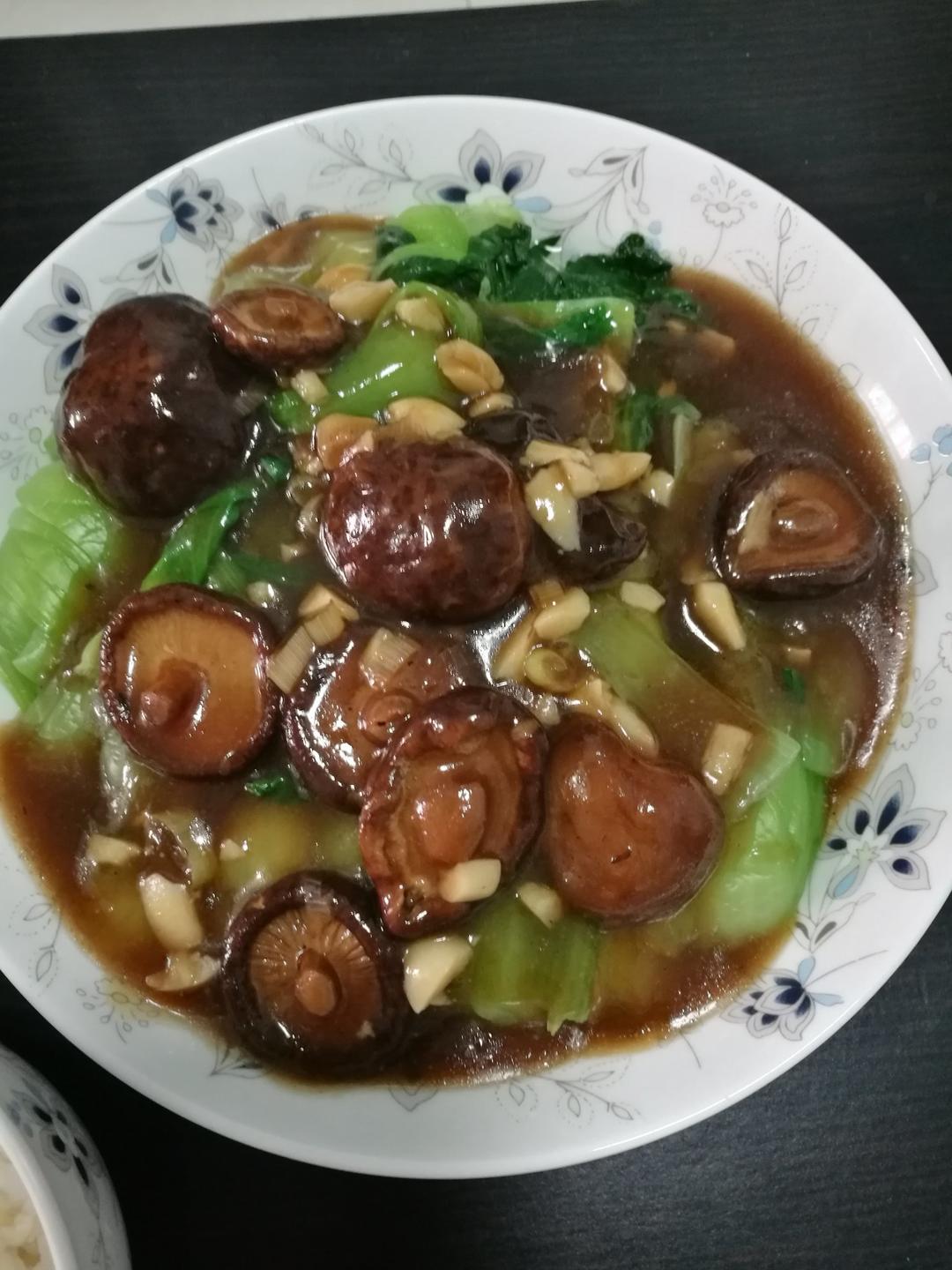 蚝油香菇小油菜