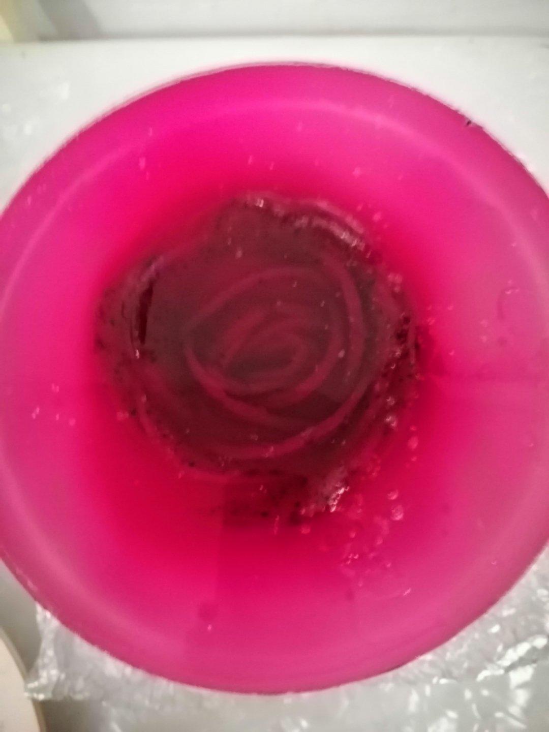 零难度黄桃玫瑰布丁