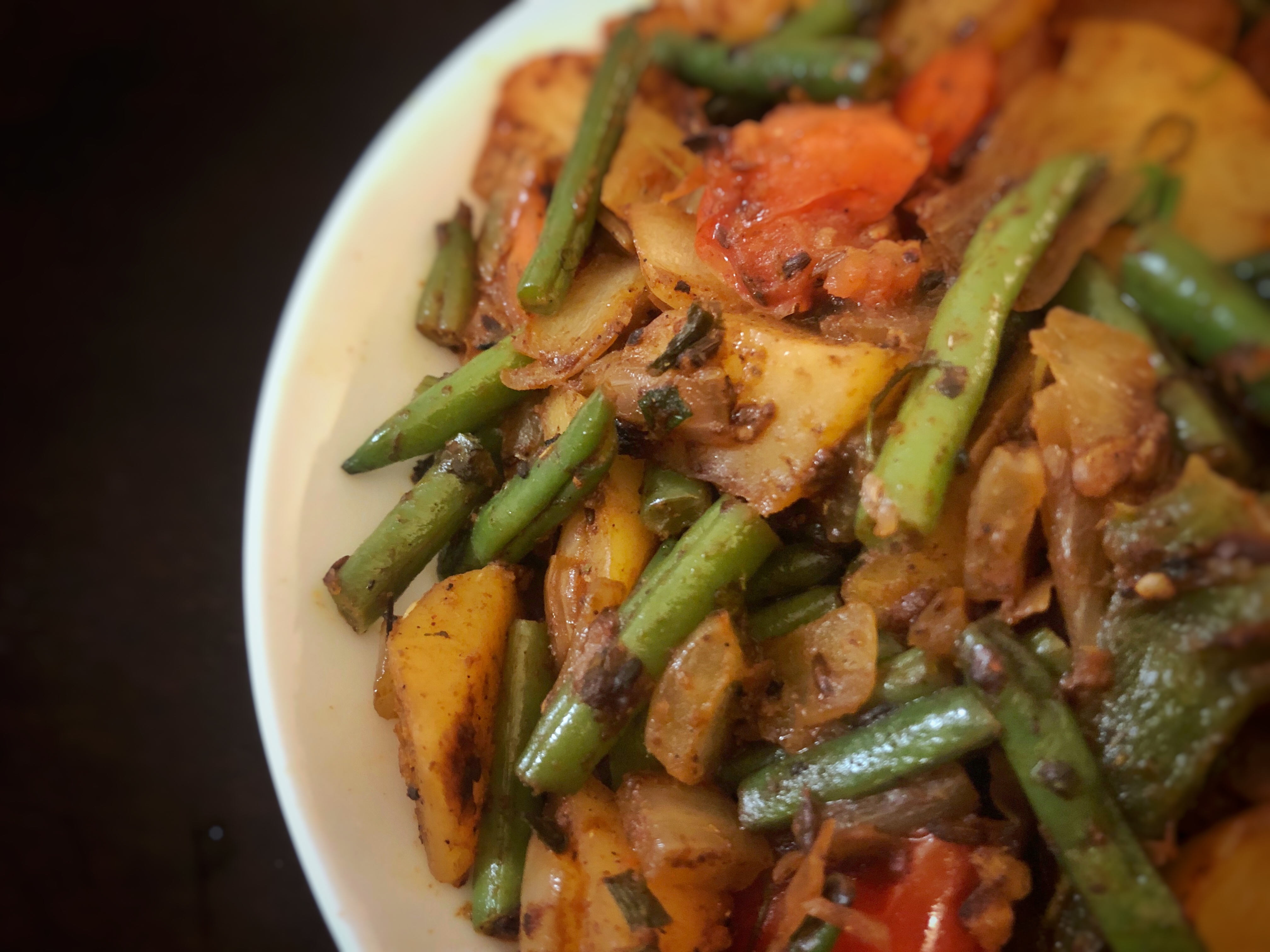 博士厨房-印度风味土豆烧豆角的做法