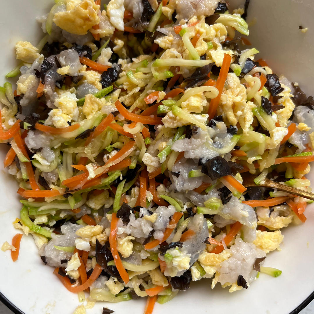 素饺子的极致美味 西葫芦鸡蛋饺子