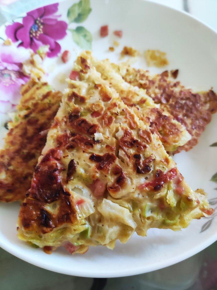 白菜鸡蛋早餐饼