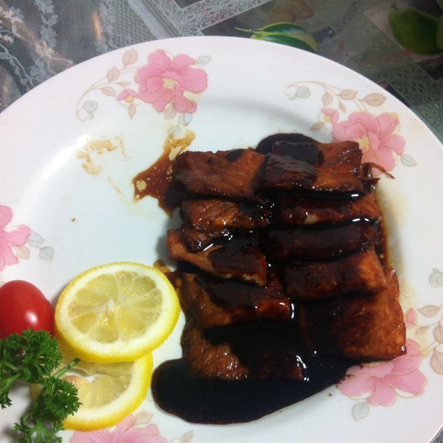 香煎三文鱼