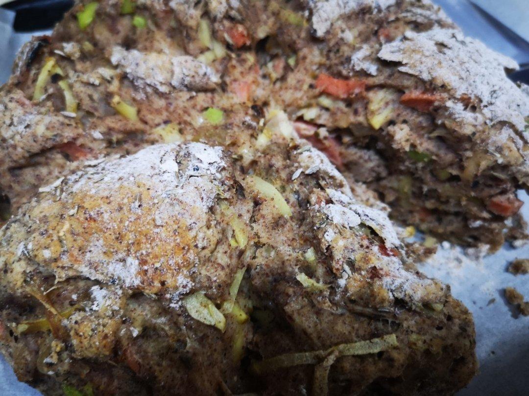 全麦咸切达洋葱土豆面包——快手司康【健康主食】