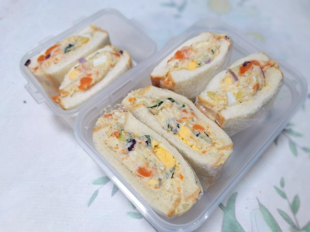 健康早餐🥣 | 日式土豆泥沙拉三明治🥪