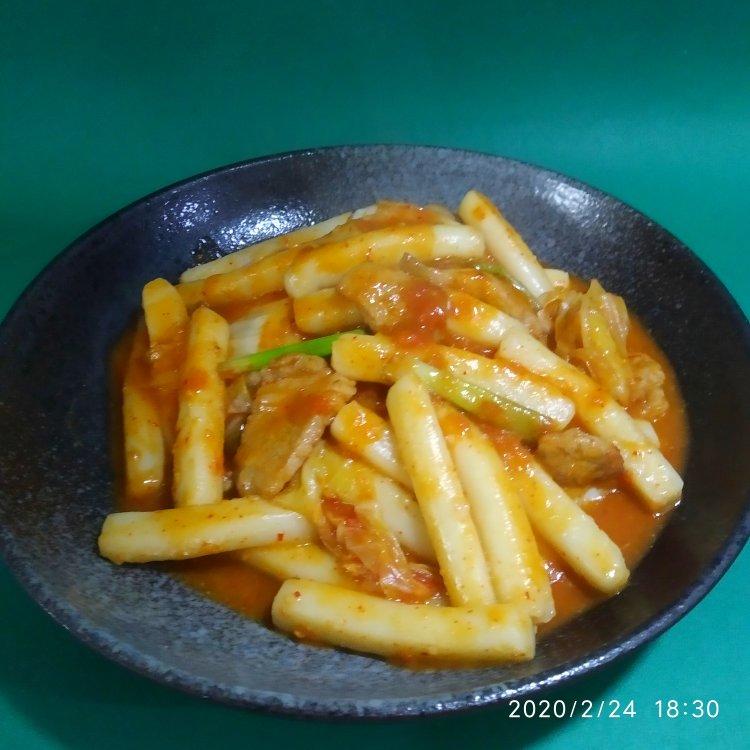 韩国泡菜炒年糕