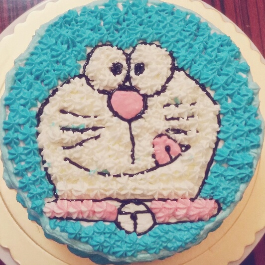 机器猫奶油蛋糕