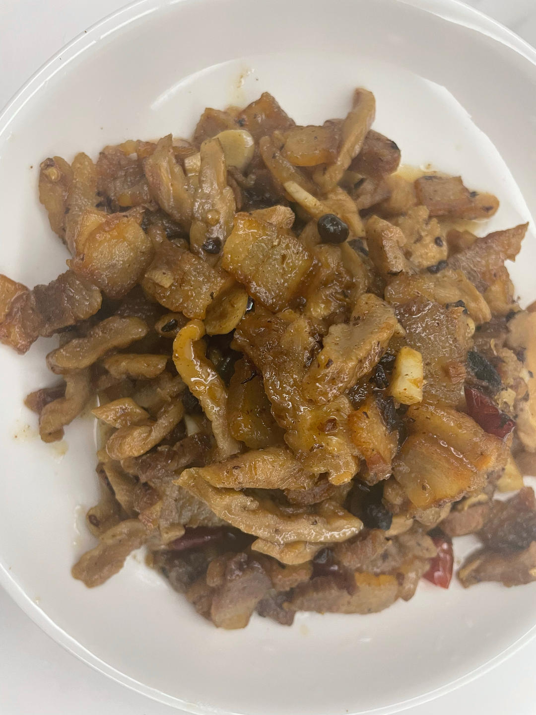 萝卜干炒腊肉（湘菜）新增腊肉快速去咸的方法