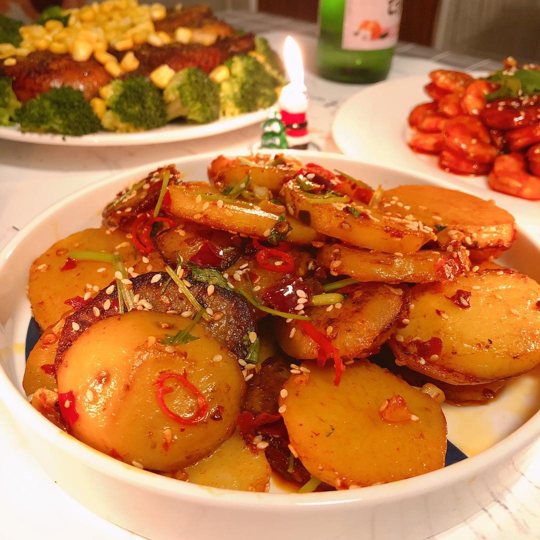 干锅土豆片