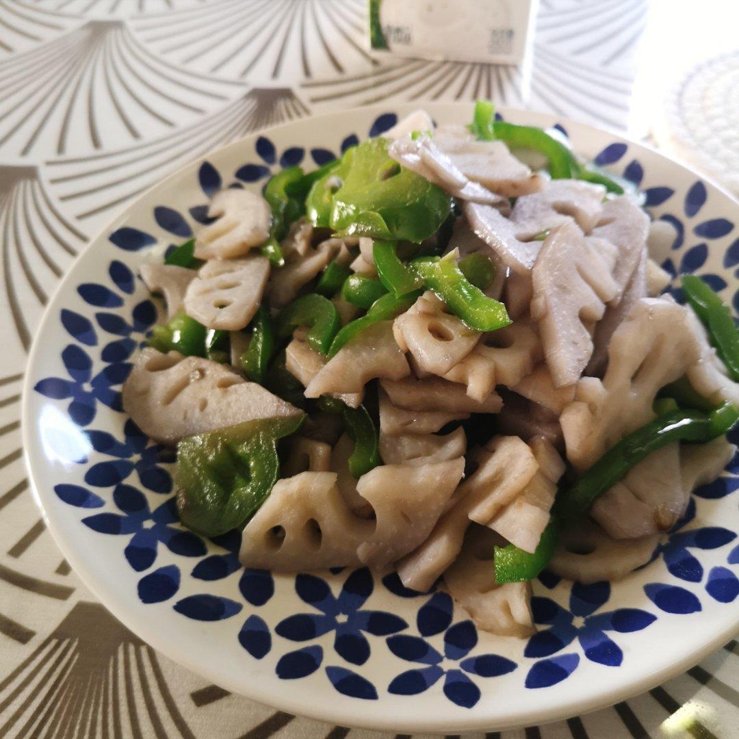 青椒藕片