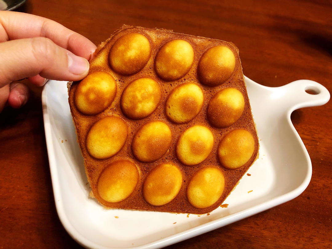 鼎鼎大名的鸡蛋仔原来这么简单，在家也能做