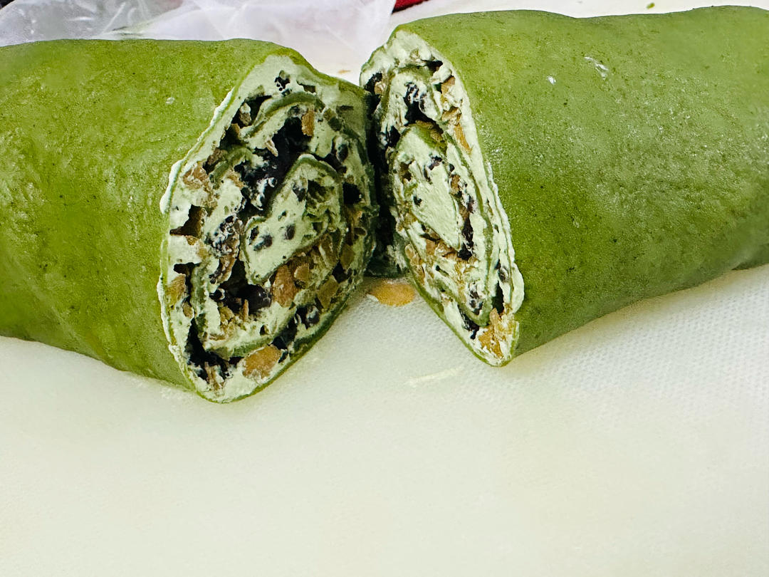 千层皮保姆级教程-
抹茶毛巾卷