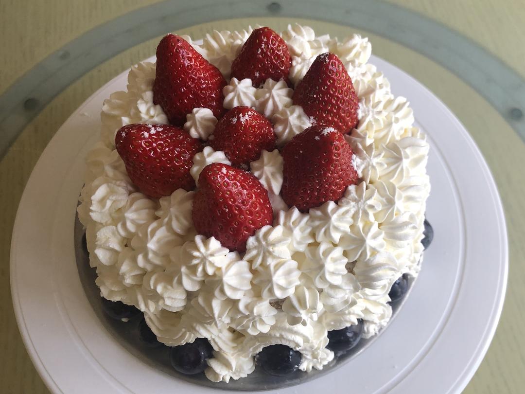 双份6寸戚风（配巧克力奶油制作）的做法