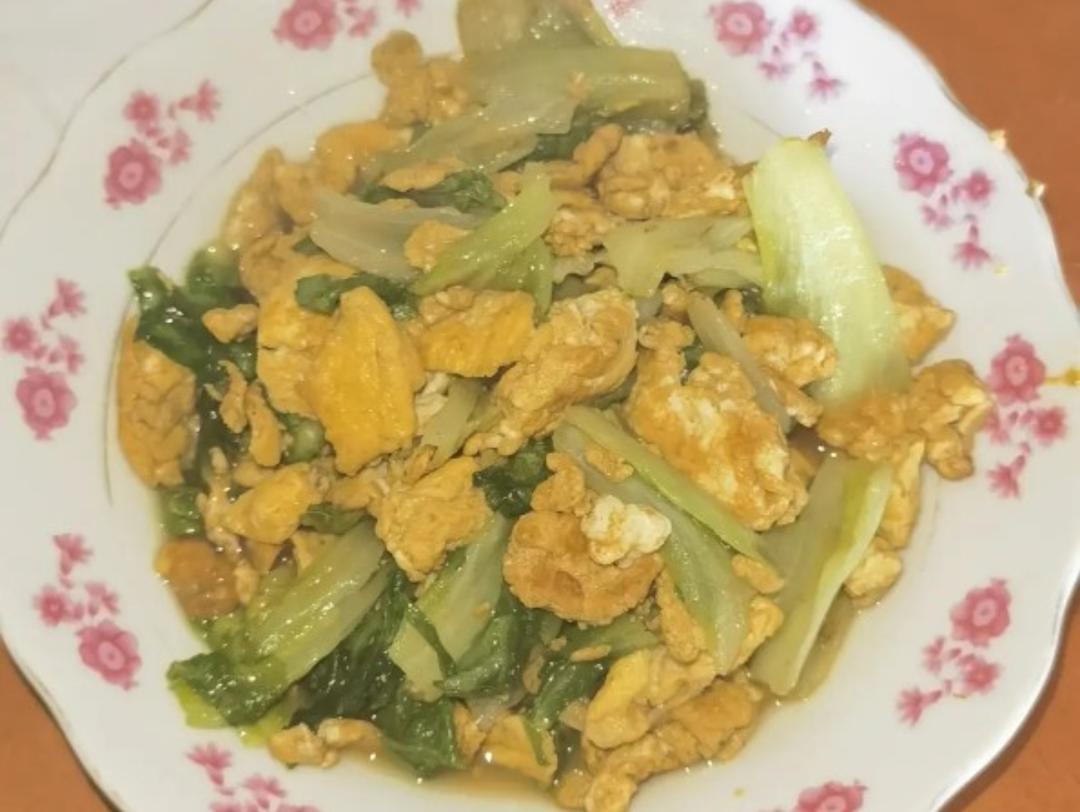 生菜炒鸡蛋很下饭🌶️