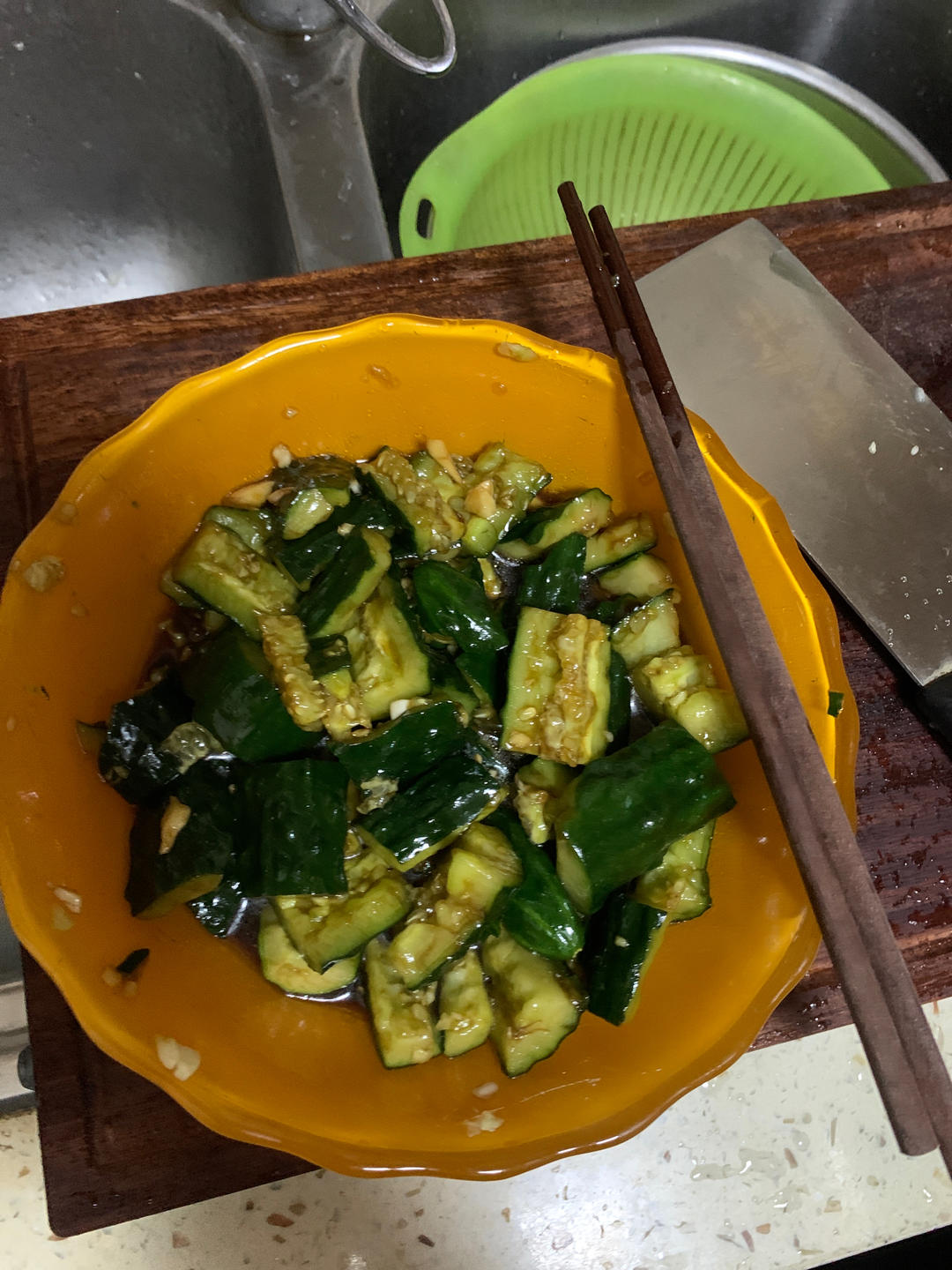 凉拌家常黄瓜