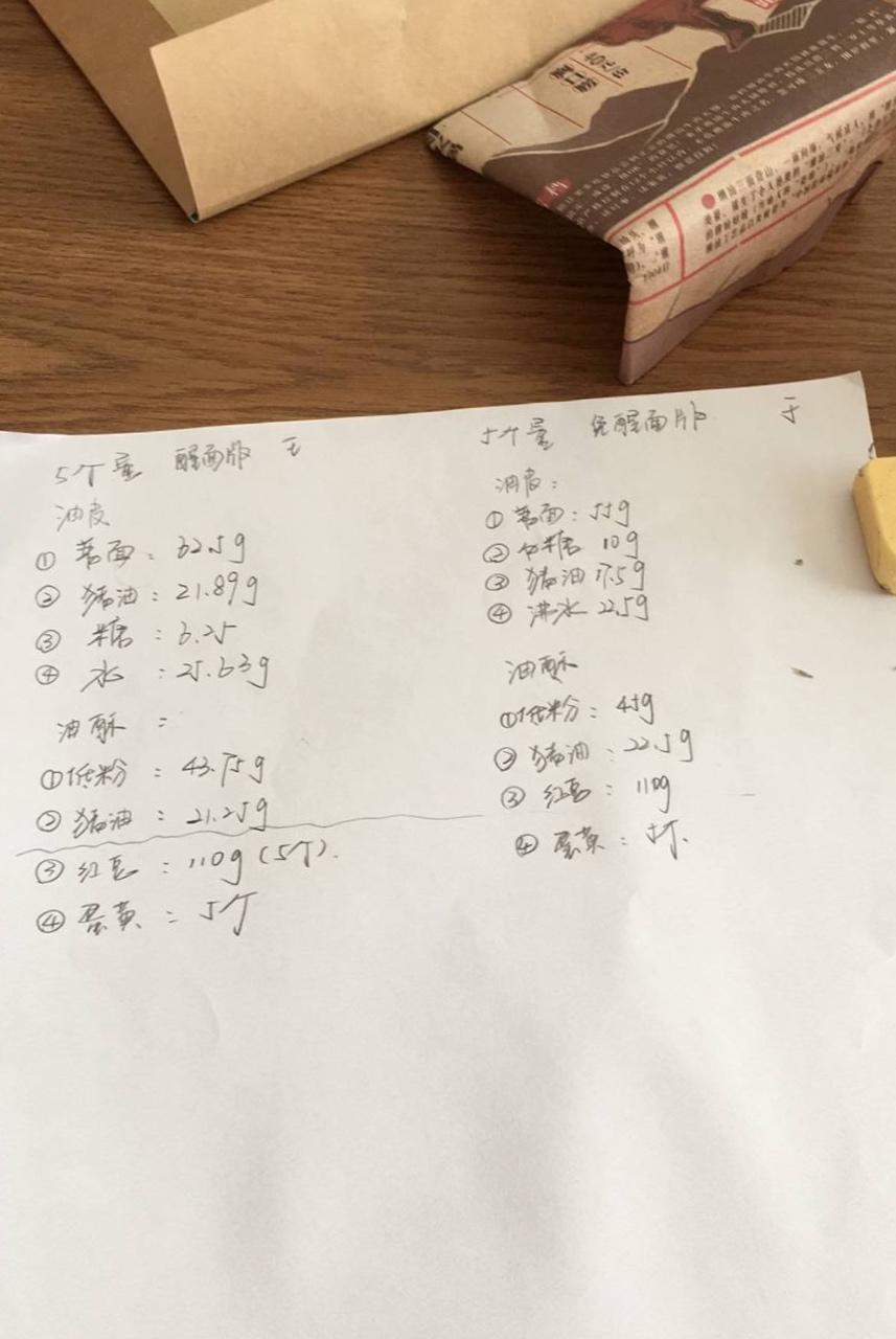 最详细的蛋黄酥（广式月饼🥮）方子修订版（新手必看）