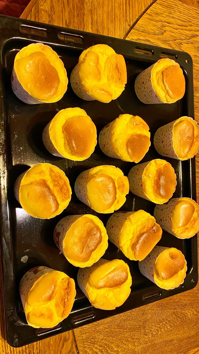 戚风小纸杯蛋糕