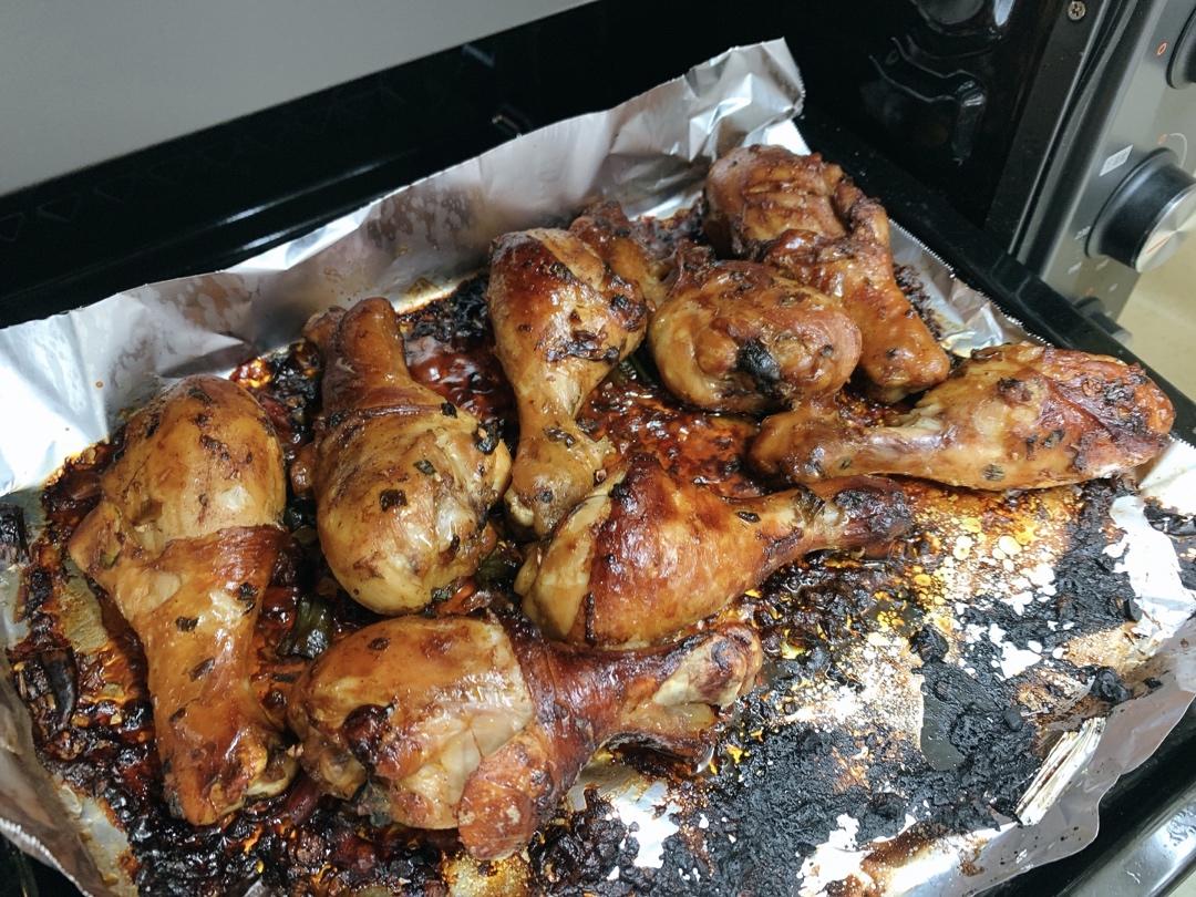 dola_2015做的外焦里嫩烤鸡腿「烤箱版」