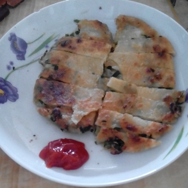 家常葱油饼