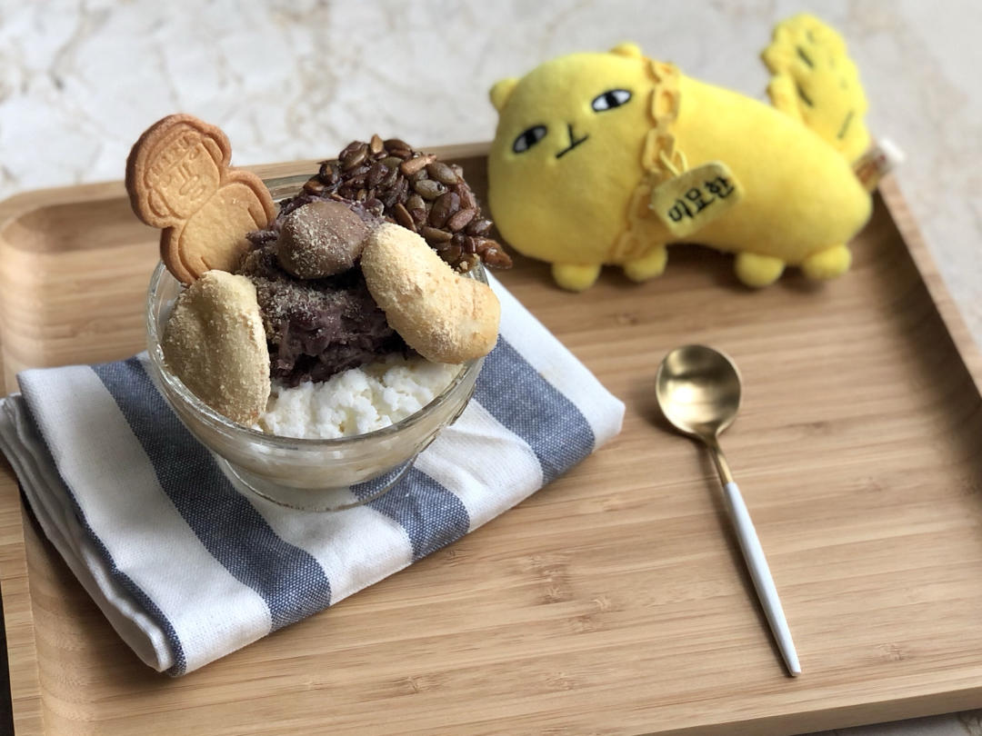 红豆锅巴麻糬刨冰 | 姜食堂复刻