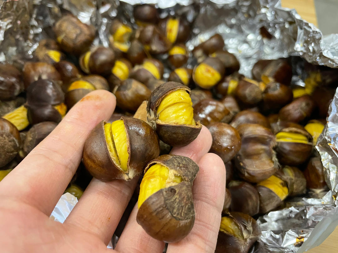 新手零失败烤栗子