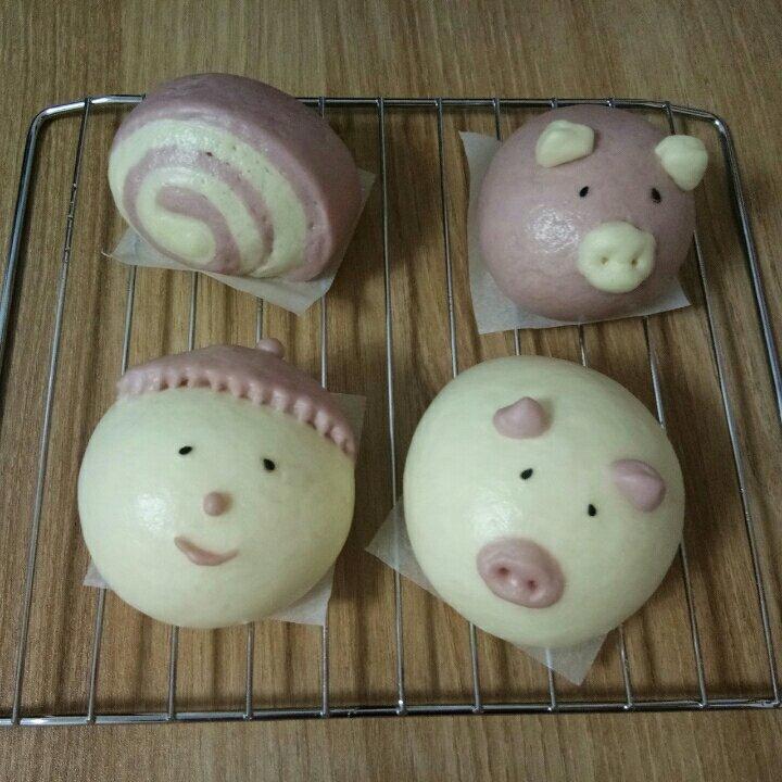 卡通馒头（粉红小猪）