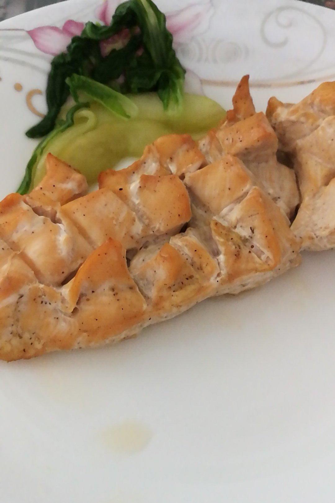 无油低脂烤鸡胸肉（减肥版）