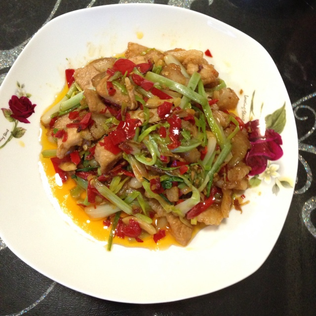 荞头炒腊肉
