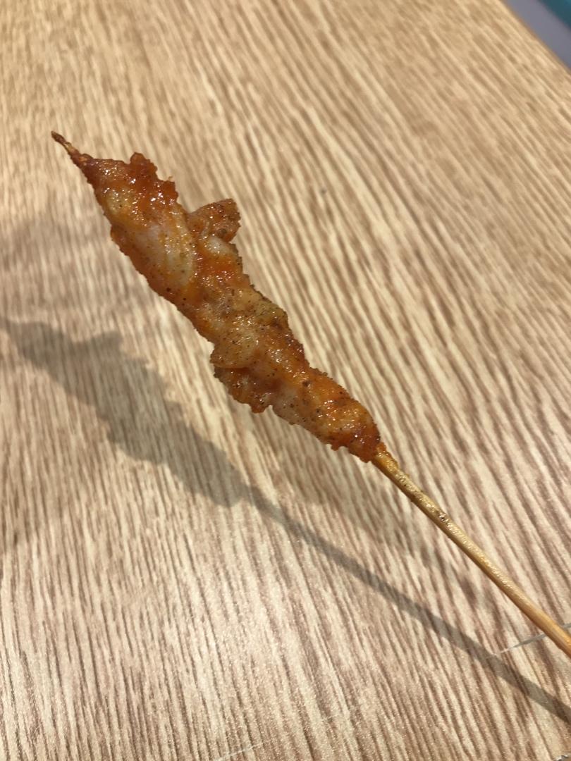 回忆中的挂糊小鸡肉串
