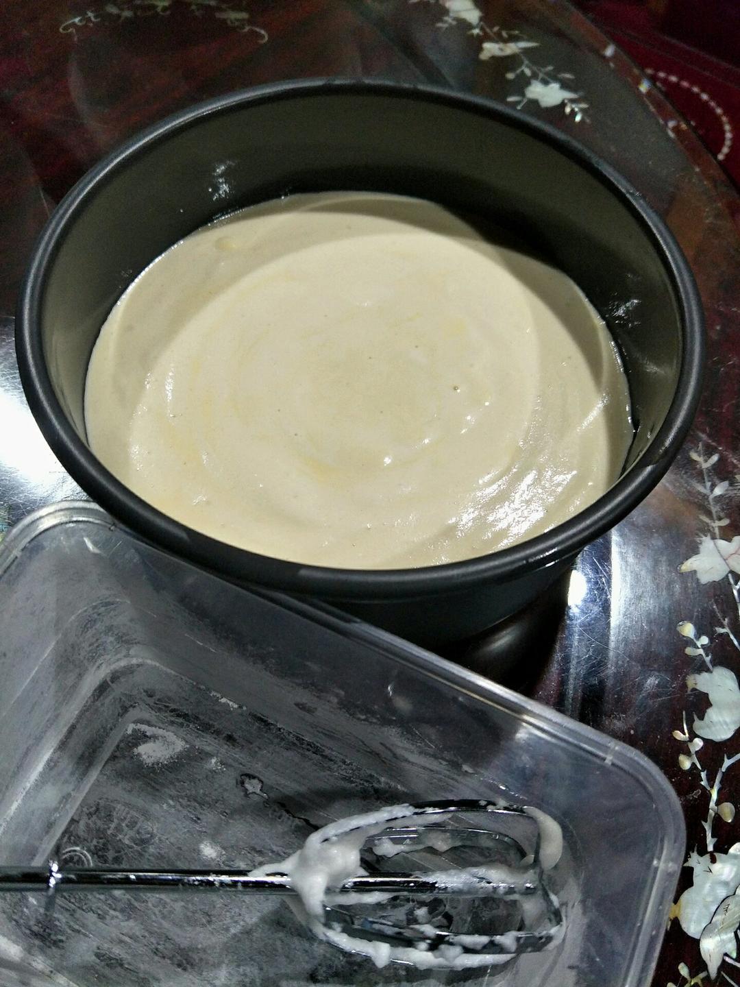 6寸原味戚风蛋糕