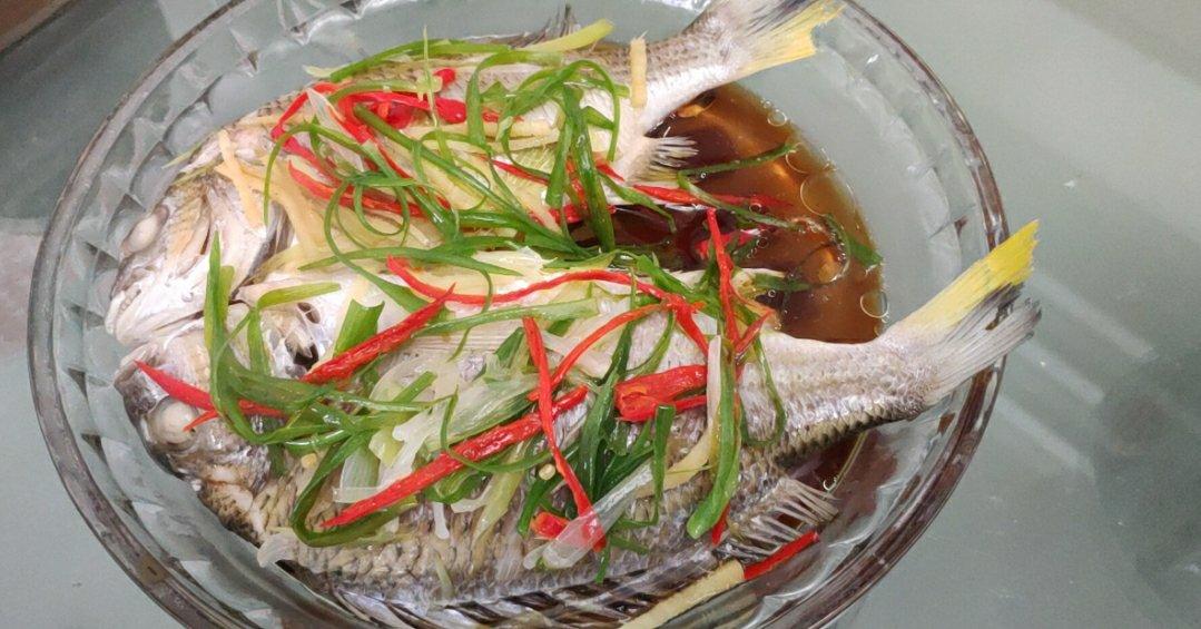 海鲜简单操作之三清蒸黄翅鱼
