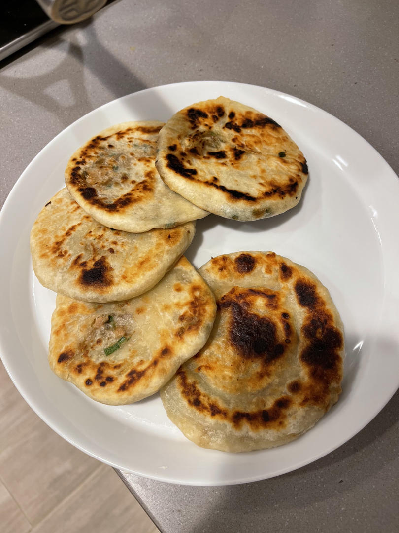 韭菜猪肉馅饼～皮薄馅大不漏巨香