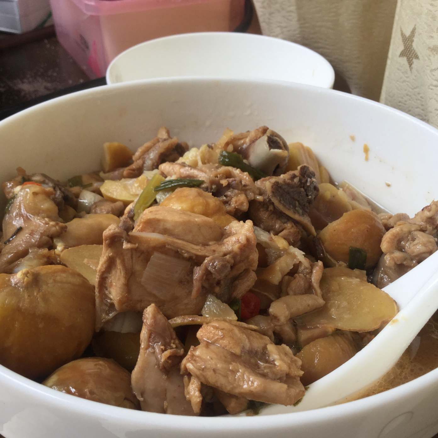 栗子烧鸡腿
