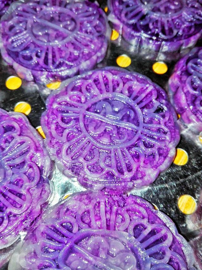 水晶紫薯饼的做法