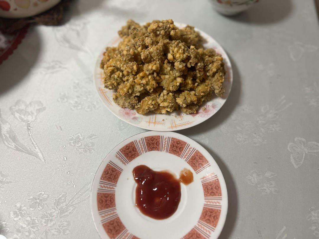 烤箱版劲爆鸡米花，非油炸