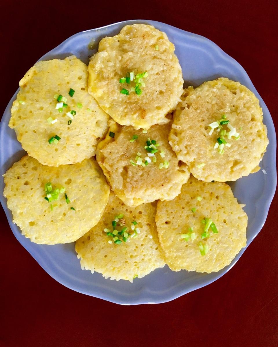 快手早餐╭蛋香米饼╮