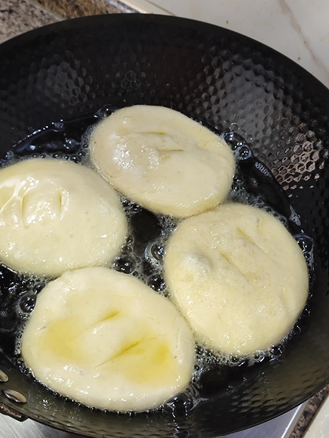 全烫面发面油饼