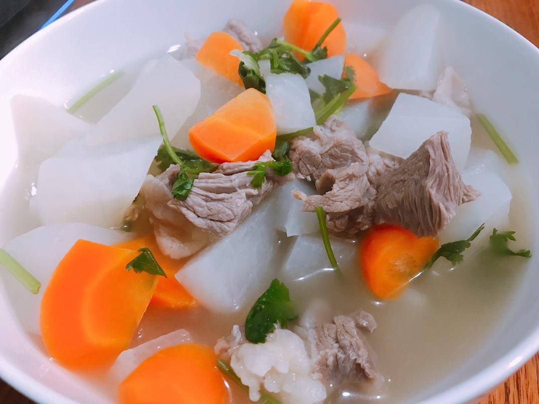 白萝卜牛腩汤（含清炖牛肉做法）