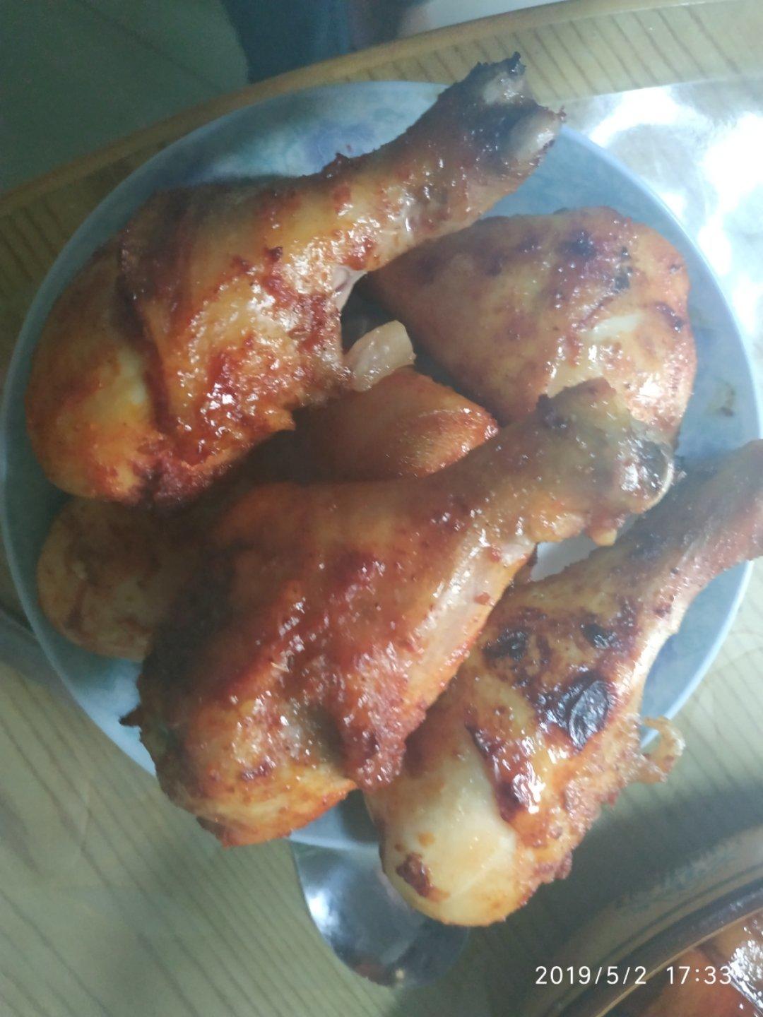 蜜汁奥尔良烤鸡腿🍗