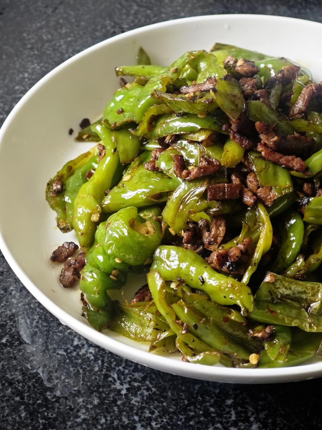 超级嫩的青椒牛肉丝