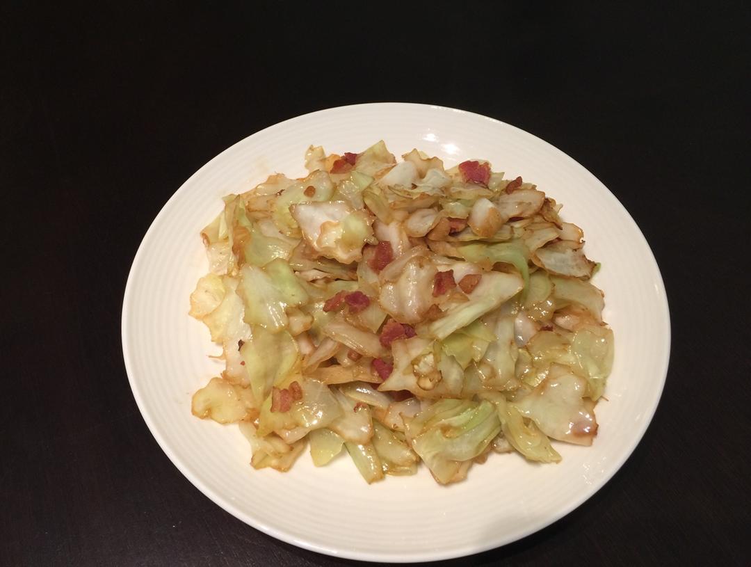 培根手撕包菜