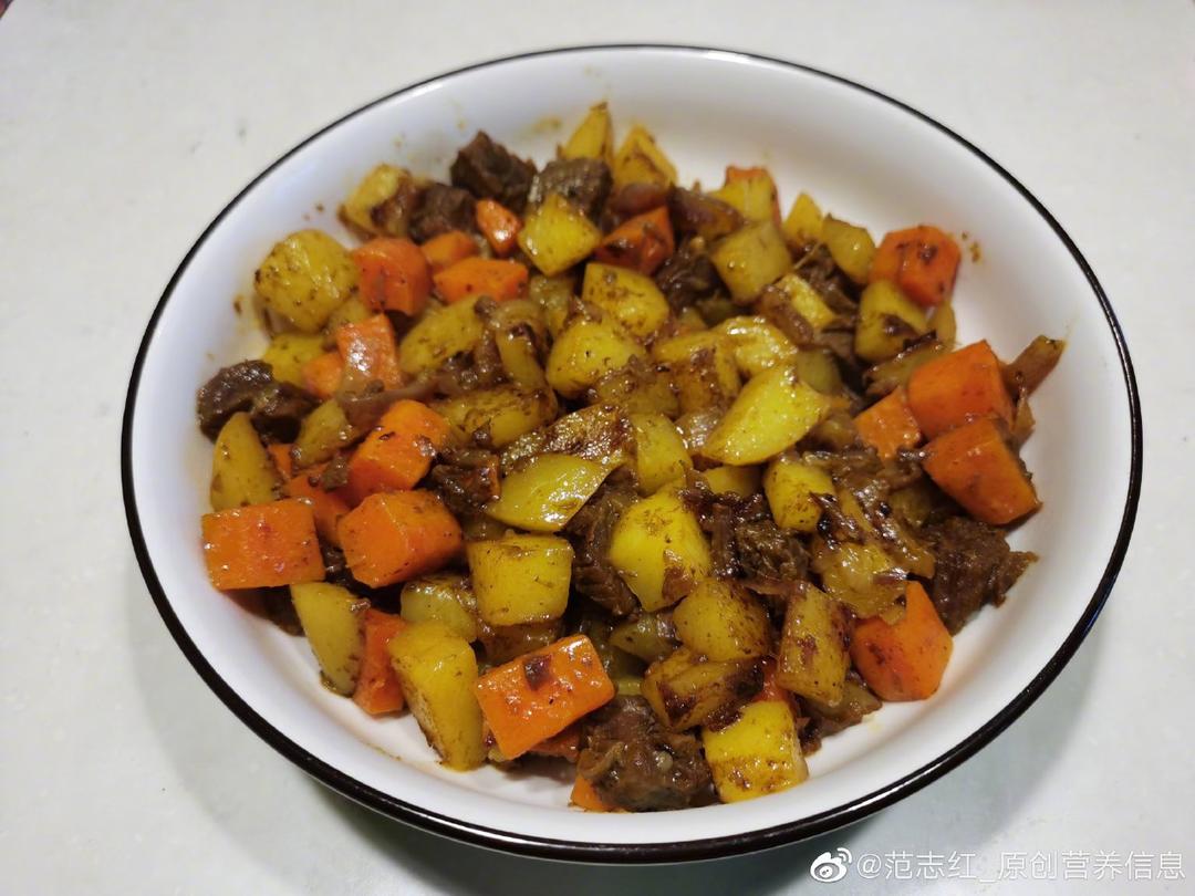 范志红咖喱胡萝卜土豆牛肉的做法