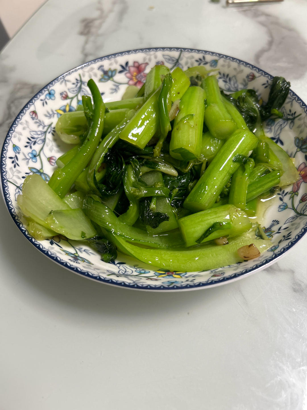 炒青菜，脆而不生，熟而不老