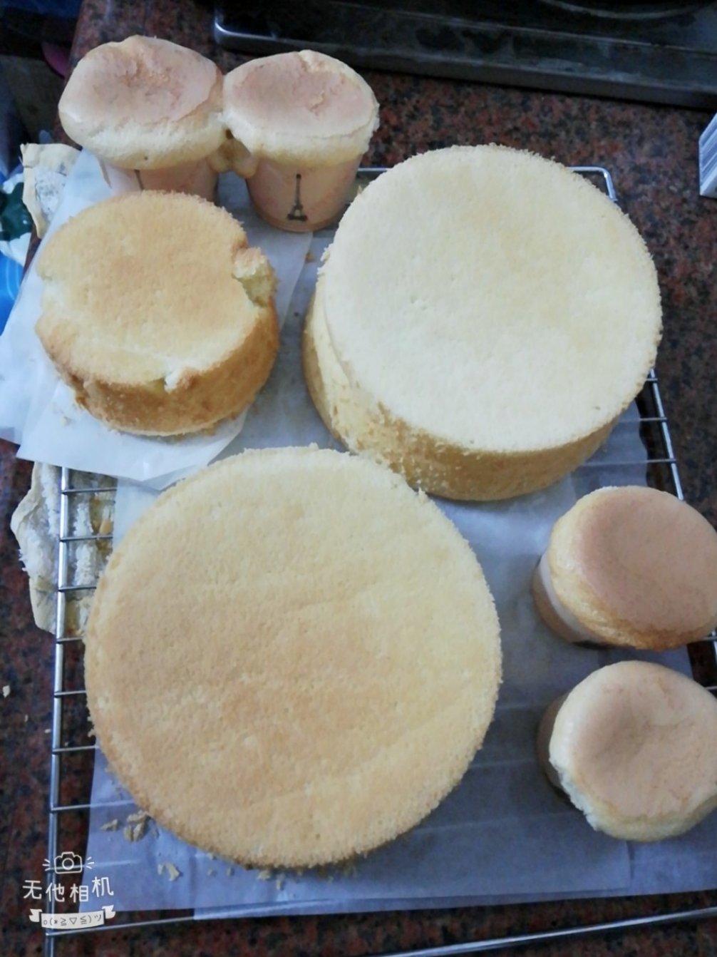 烤箱做蛋糕（戚风蛋糕的做法）