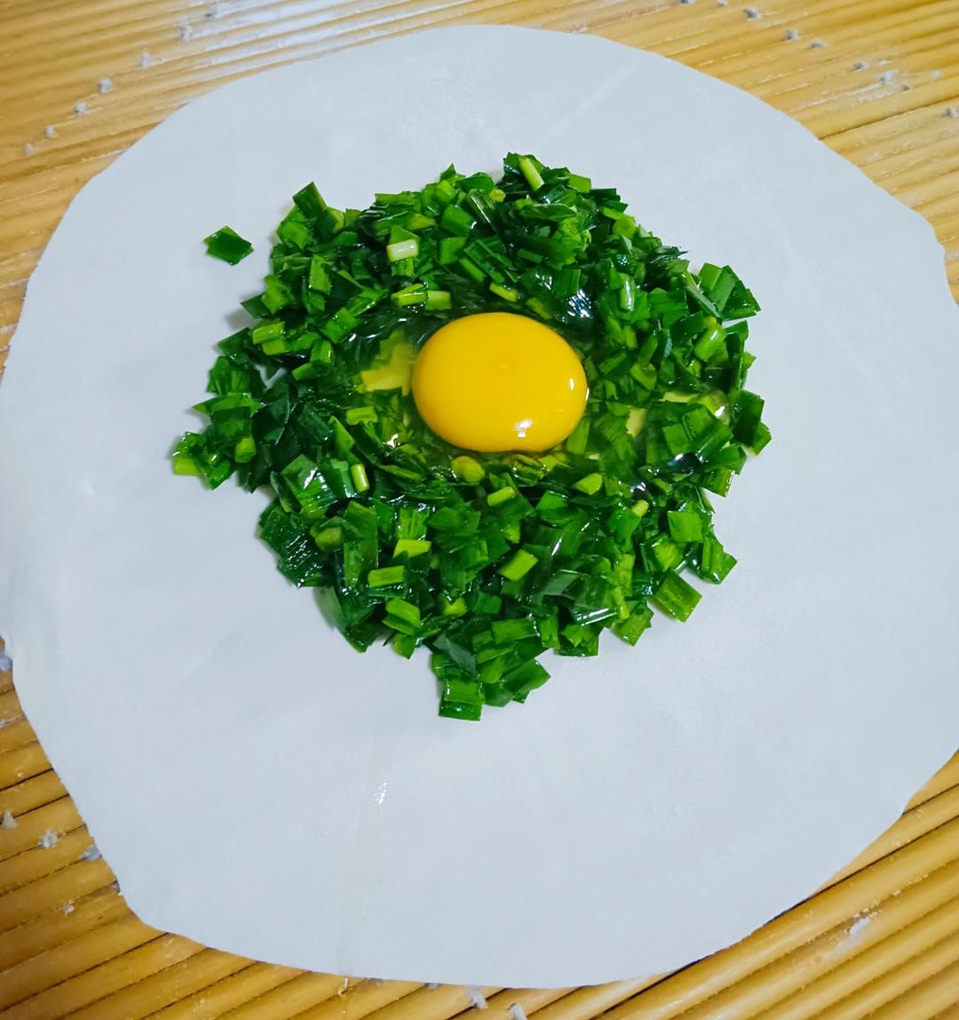 不会出水的韭菜鸡蛋饼秒出餐，味道简直绝了